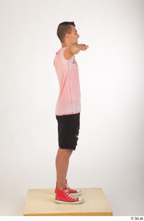  Colin black shorts clothing pink t shirt red shoes standing t-pose whole body 0007.jpg